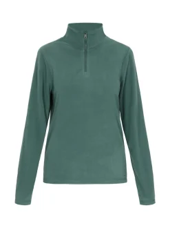MyMo Damen Fleecepullover in grün
