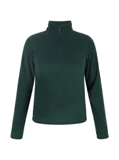 MyMo Damen Fleecepullover in grün