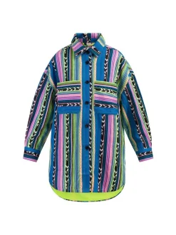 MyMo Damen Hemdjacke in grün
