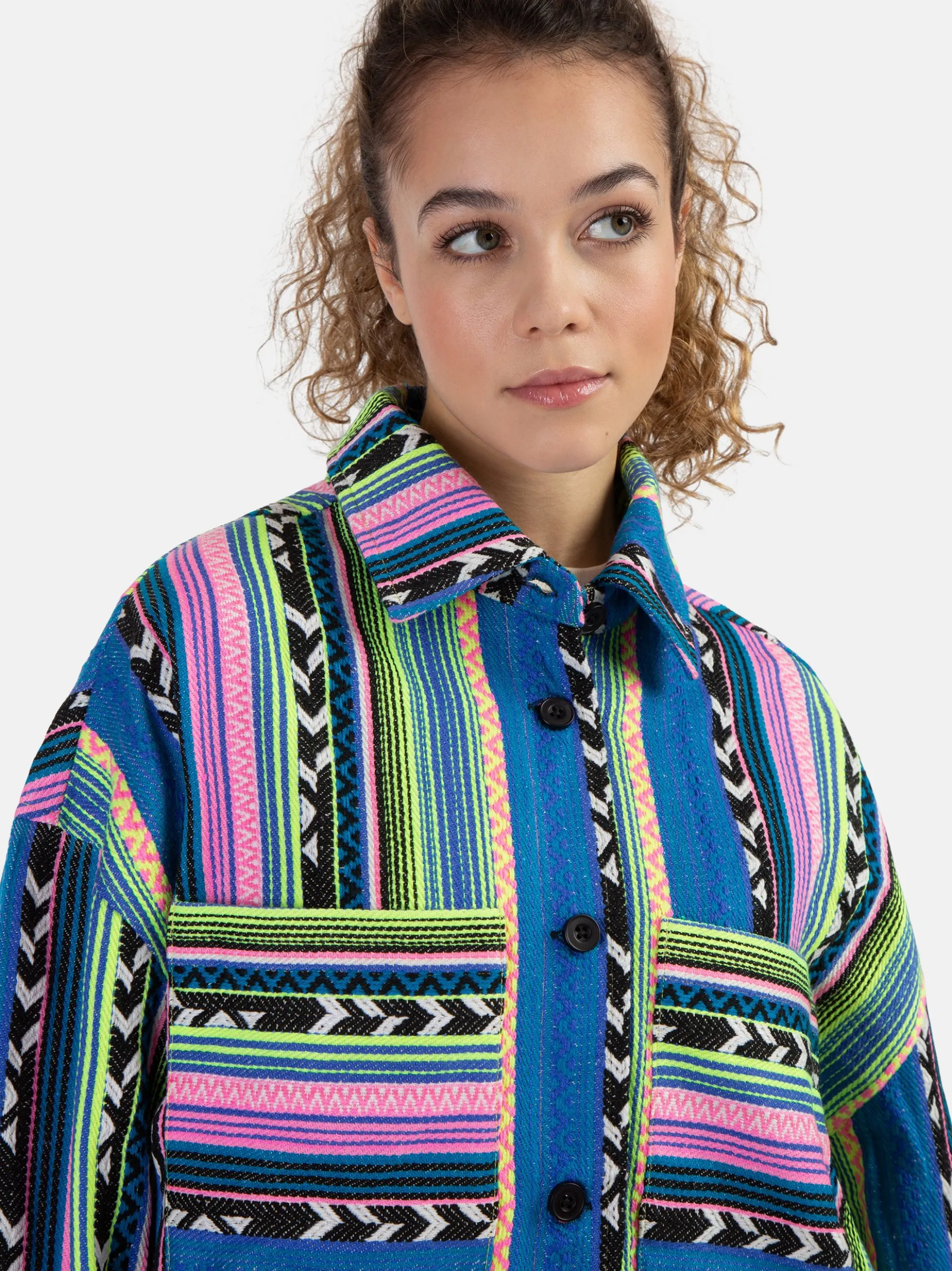 MyMo Damen Hemdjacke in grün