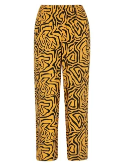 MyMo Damen Hose in gelb
