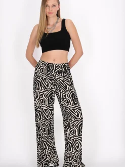 MyMo Damen Hose in schwarz