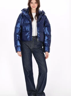 MyMo Damen Jacke in blau
