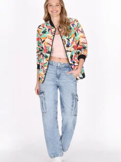 MyMo Damen Jacke in ecru