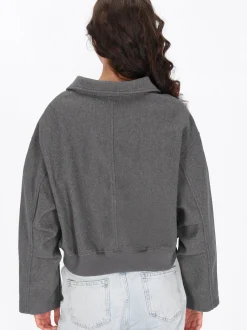 MyMo Damen Jacke in grau