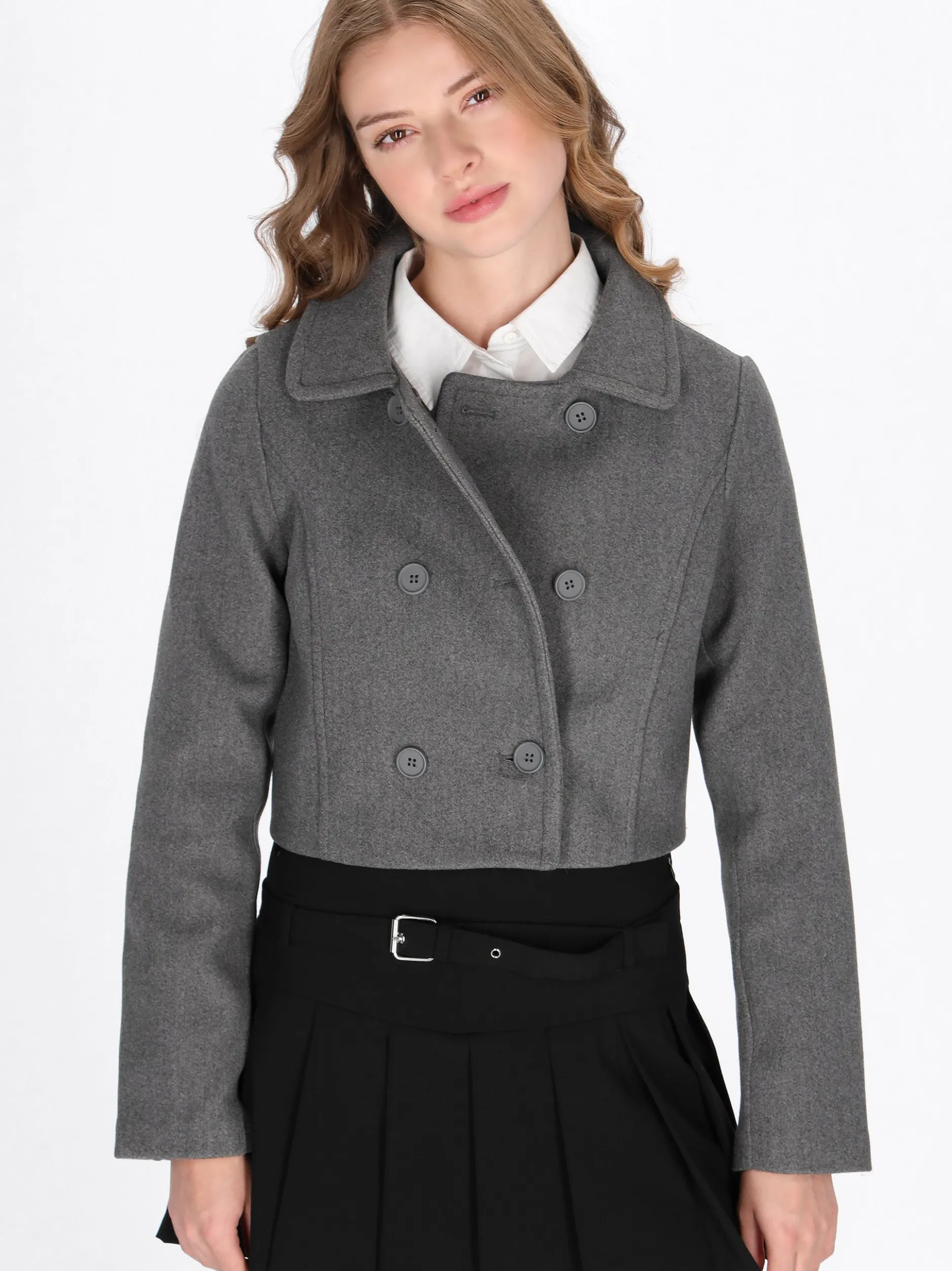 MyMo Damen Jacke in grau