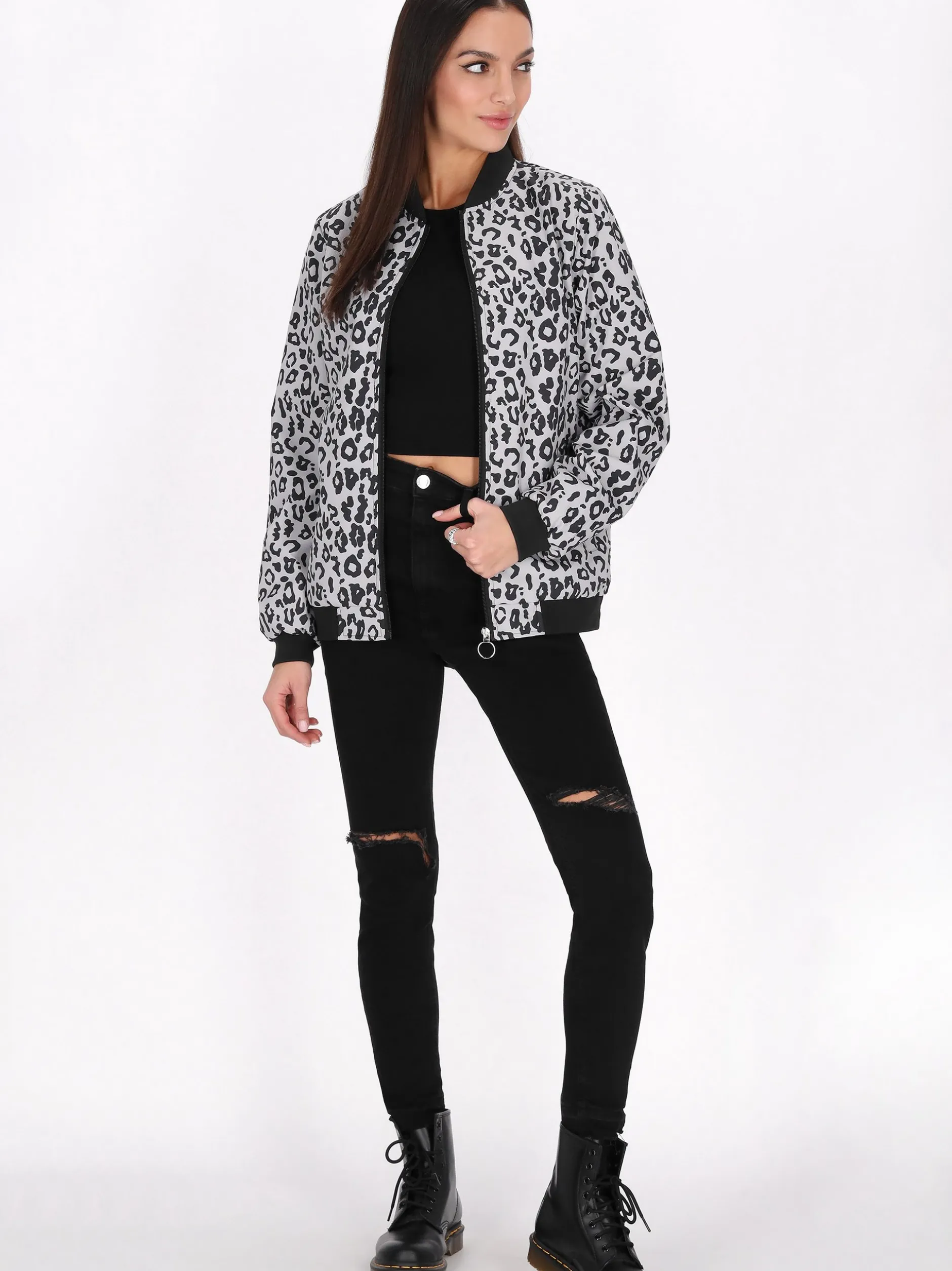 MyMo Damen Jacke in mehrfarbig