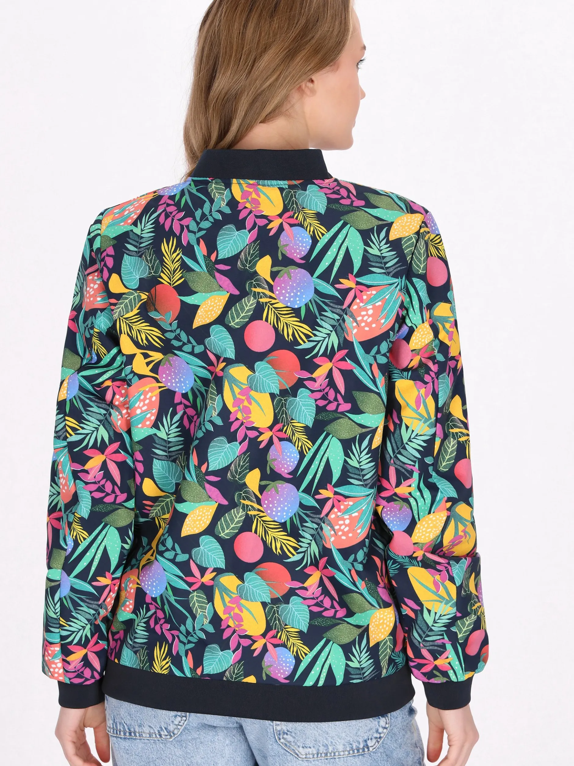 MyMo Damen Jacke in mehrfarbig
