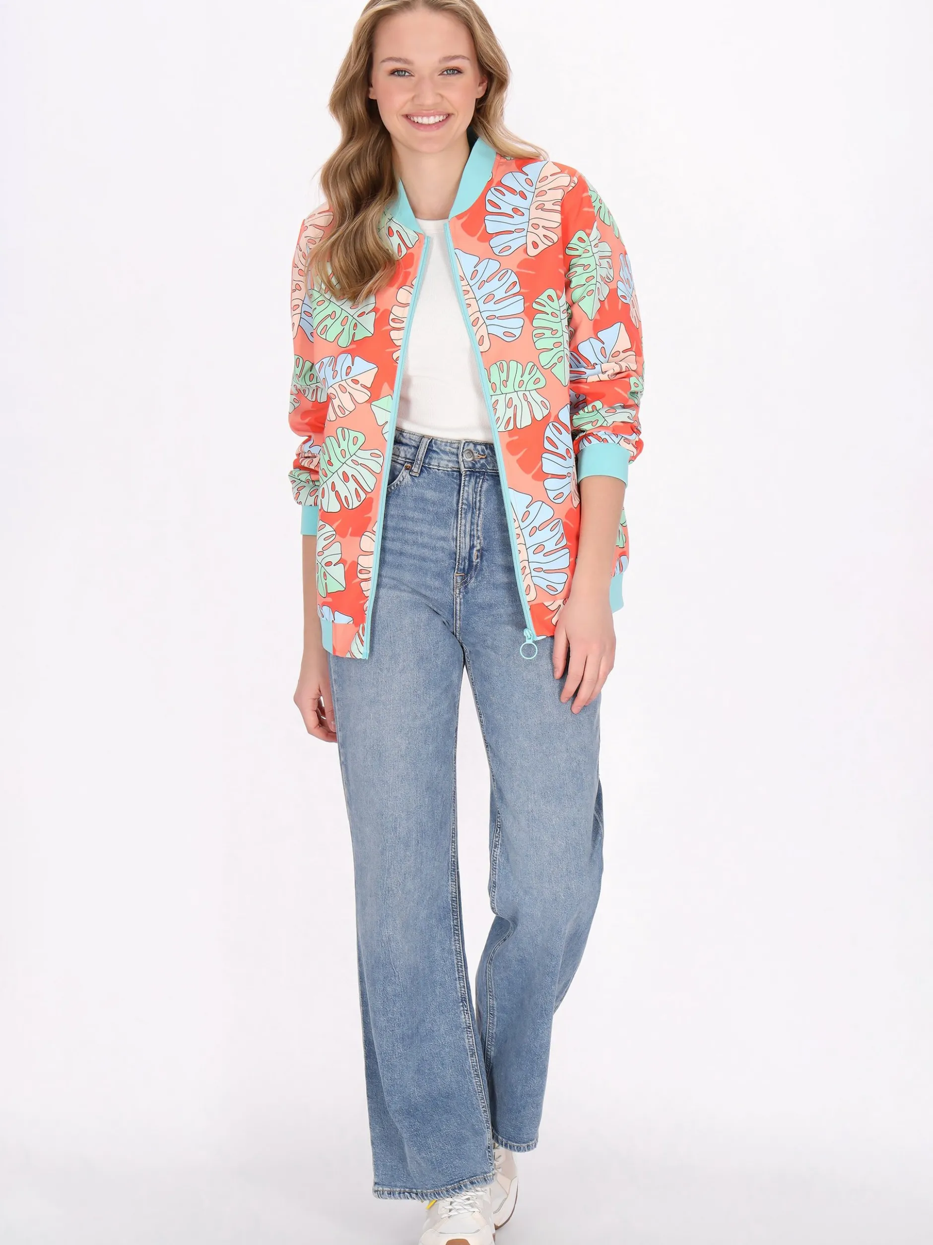MyMo Damen Jacke in mehrfarbig
