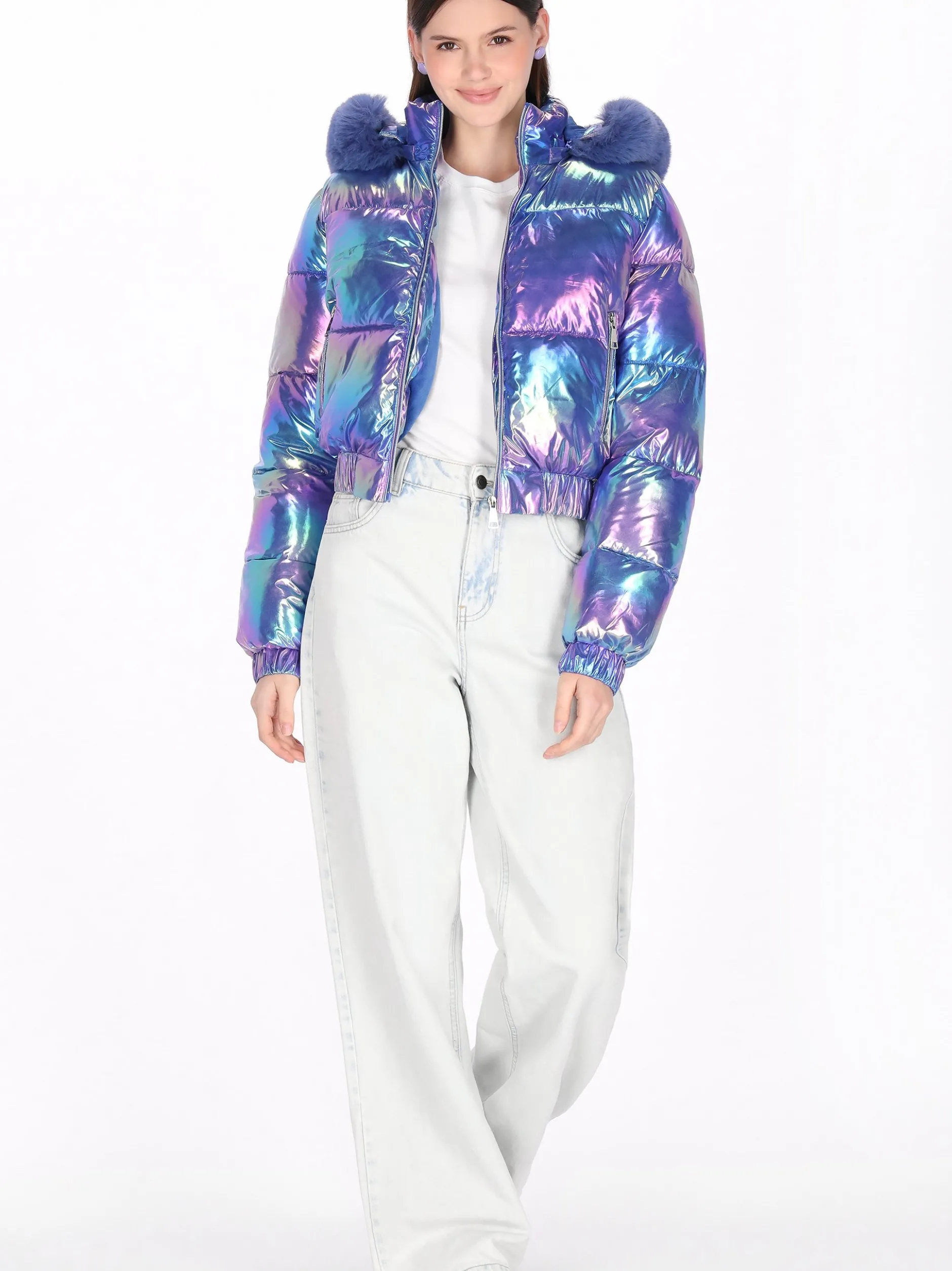 MyMo Damen Jacke in mehrfarbig