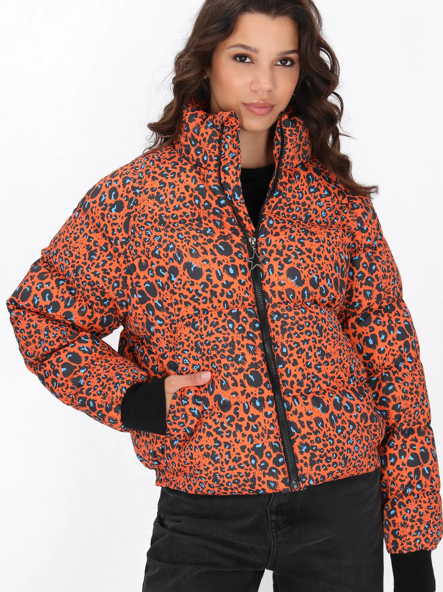 MyMo Damen Jacke in orange