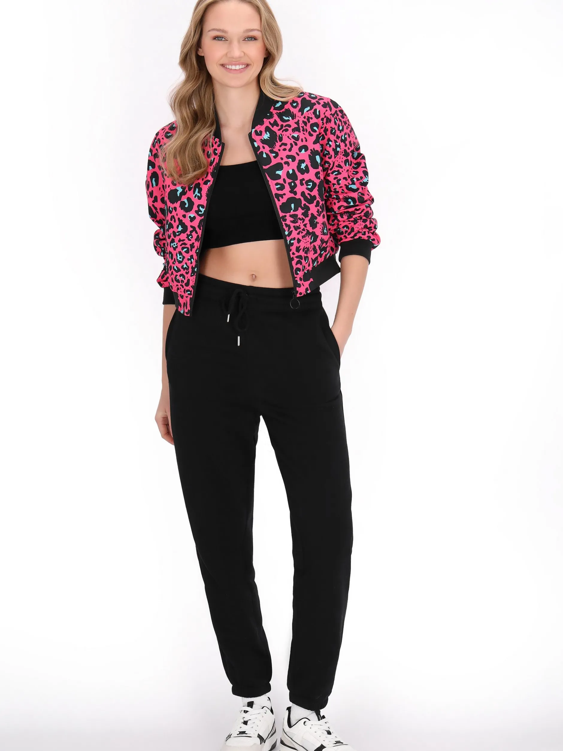 MyMo Damen Jacke in pink