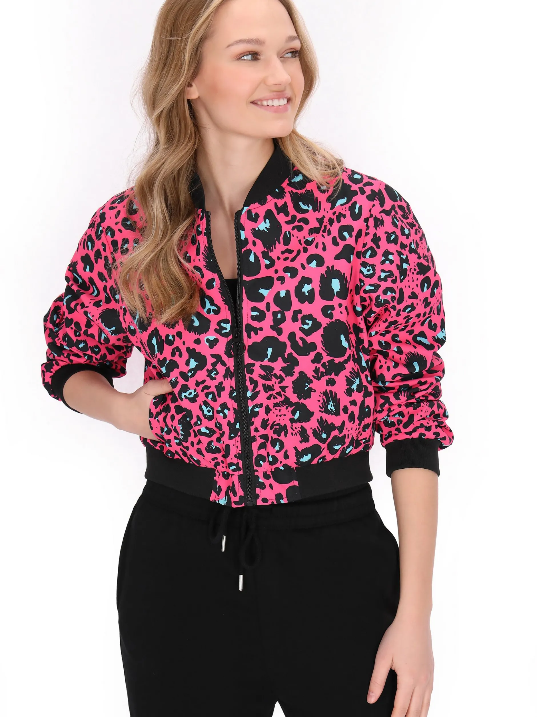 MyMo Damen Jacke in pink