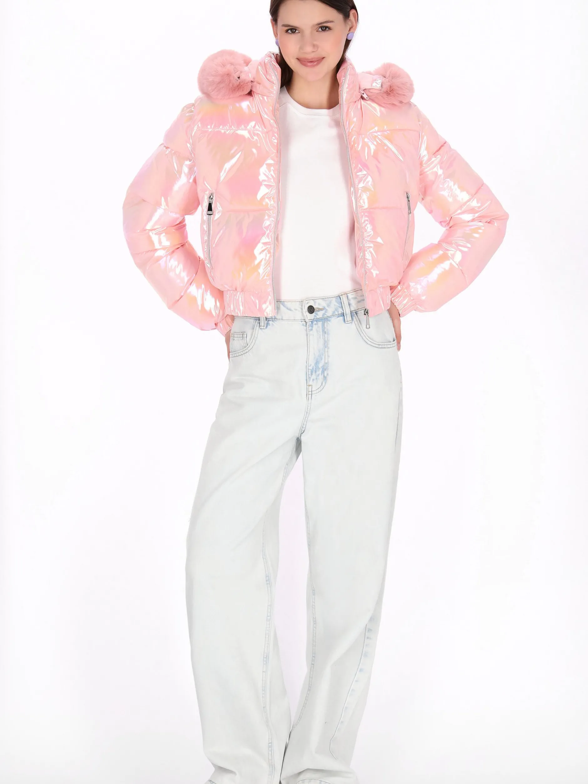 MyMo Damen Jacke in rosa