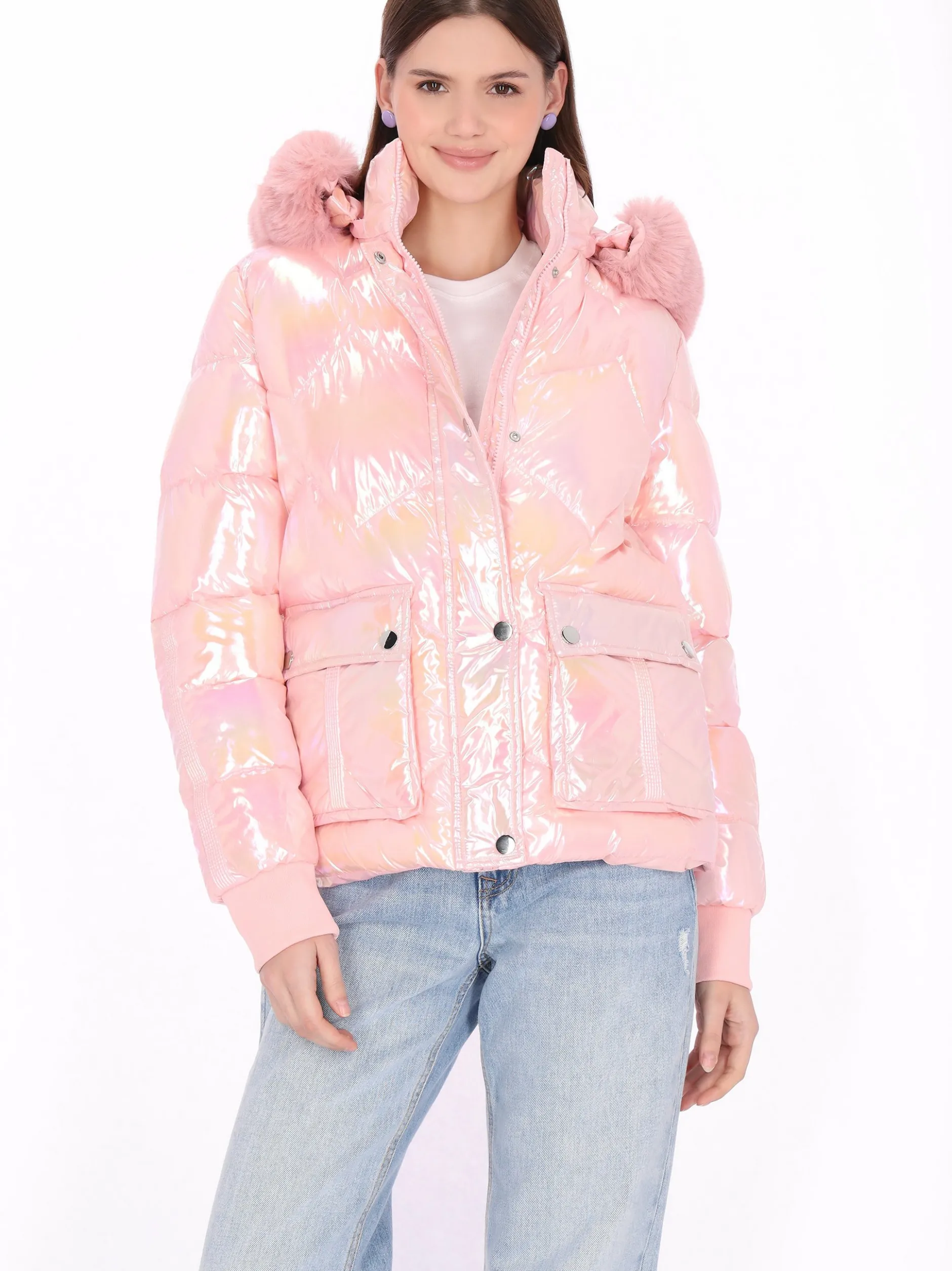 MyMo Damen Jacke in rosa