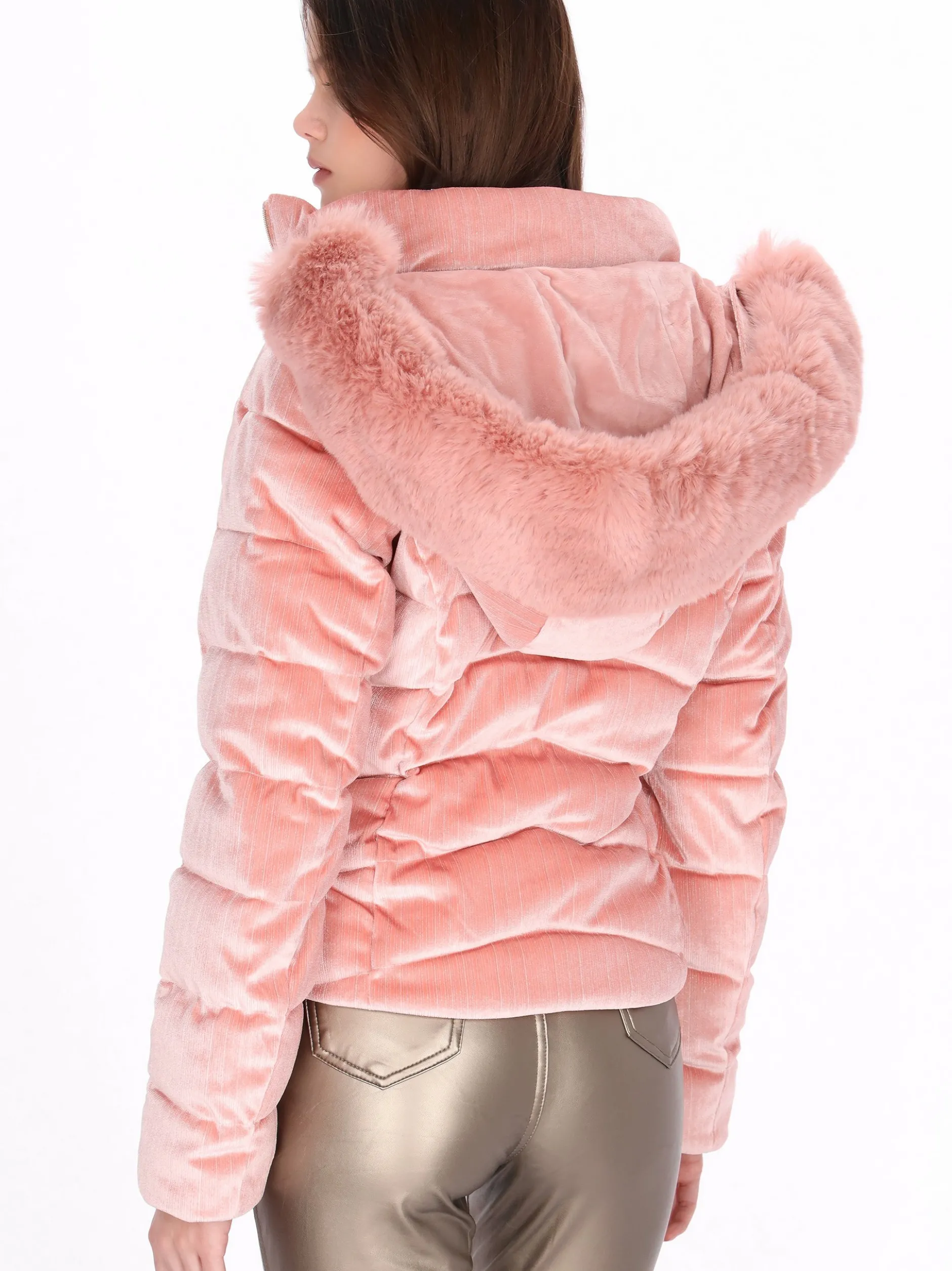 MyMo Damen Jacke in rosenholz