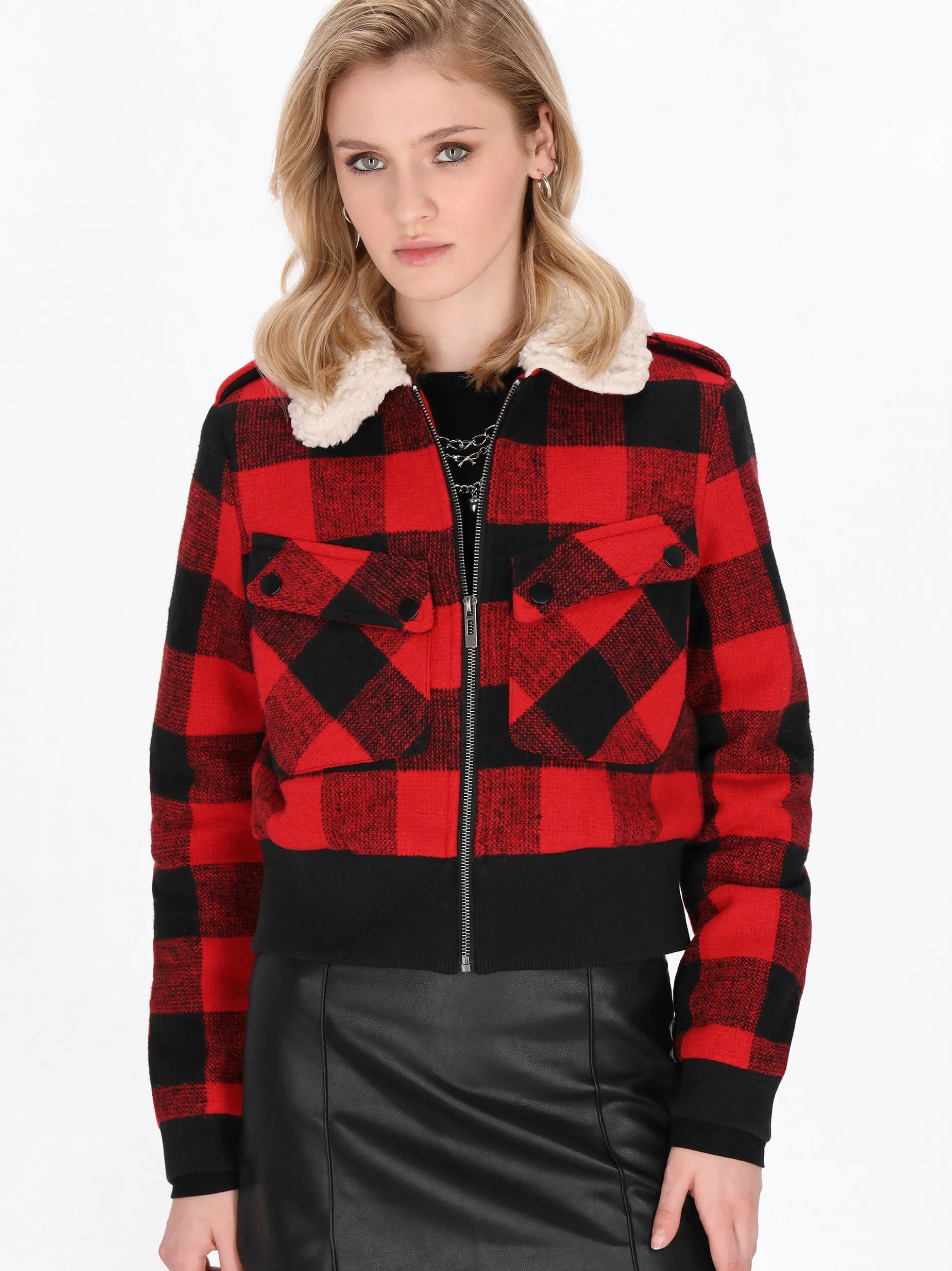 MyMo Damen Jacke in rot