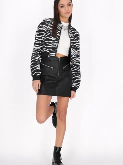 MyMo Damen Jacke in schwarz