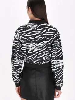 MyMo Damen Jacke in schwarz
