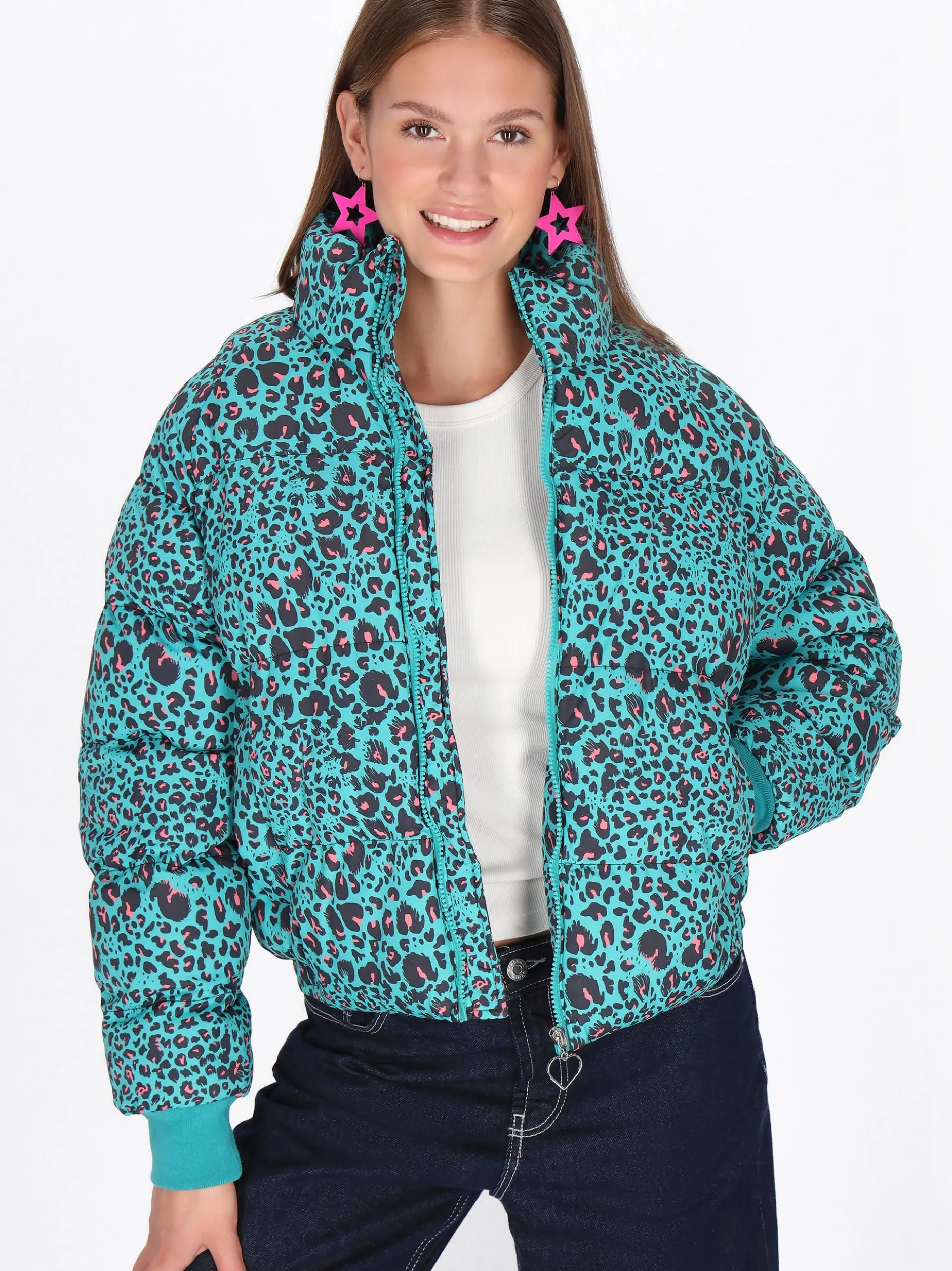 MyMo Damen Jacke in türkis