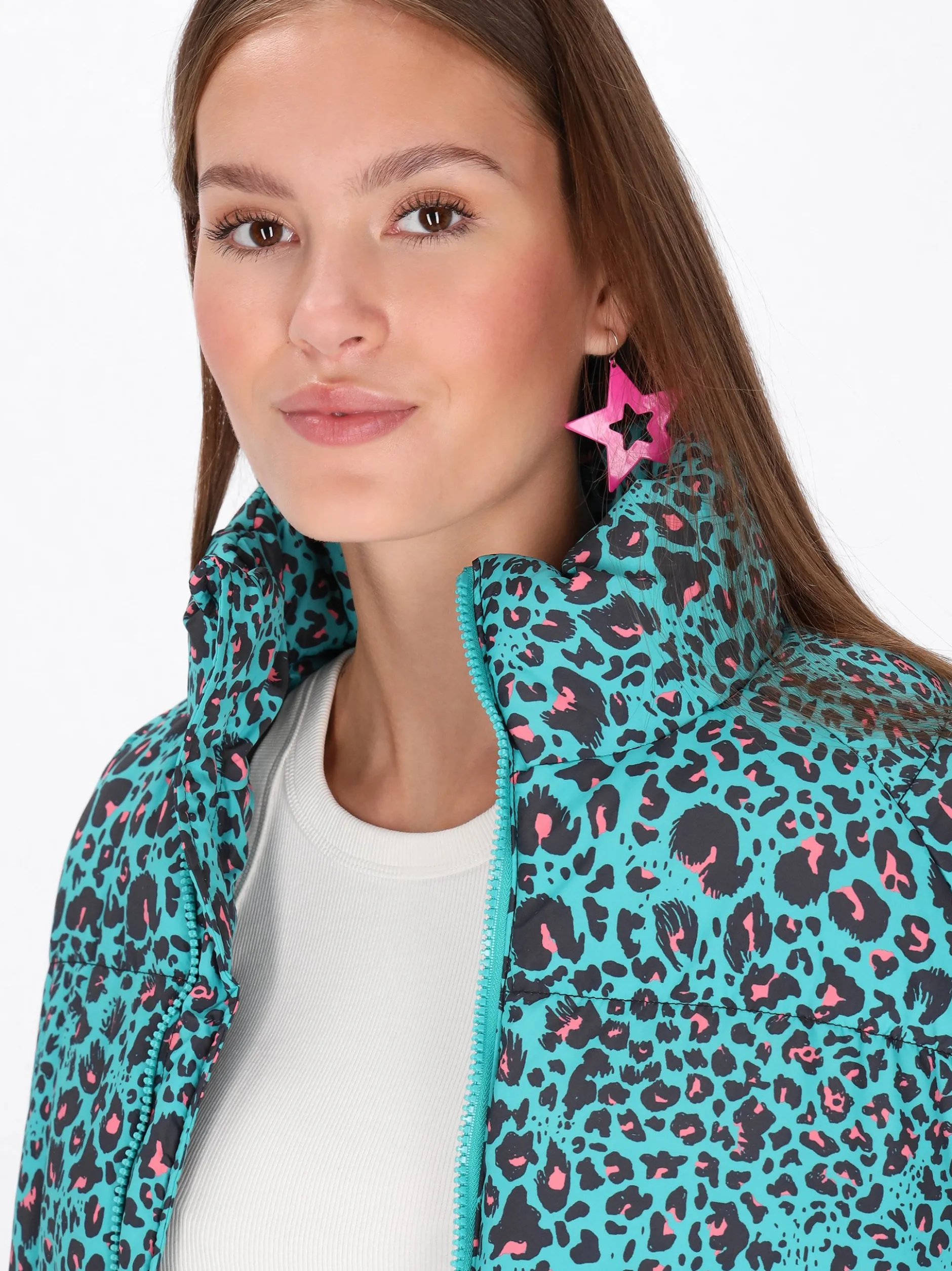MyMo Damen Jacke in türkis