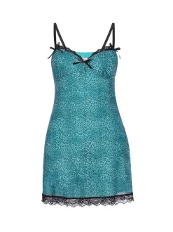 MyMo Damen Kleid in aqua - Länge: mittel