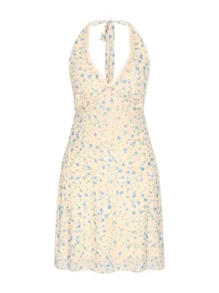 MyMo Damen Kleid in blau - Länge: mittel