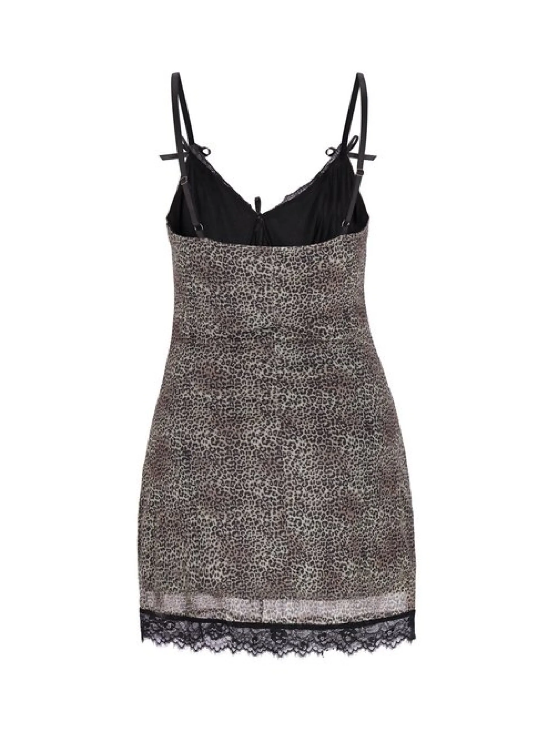 MyMo Damen Kleid in braun - Länge: mittel