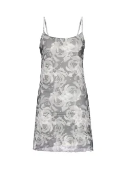 MyMo Damen Kleid in grau - Länge: mittel