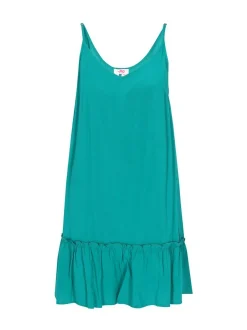 MyMo Damen Kleid in grün - Länge: mittel
