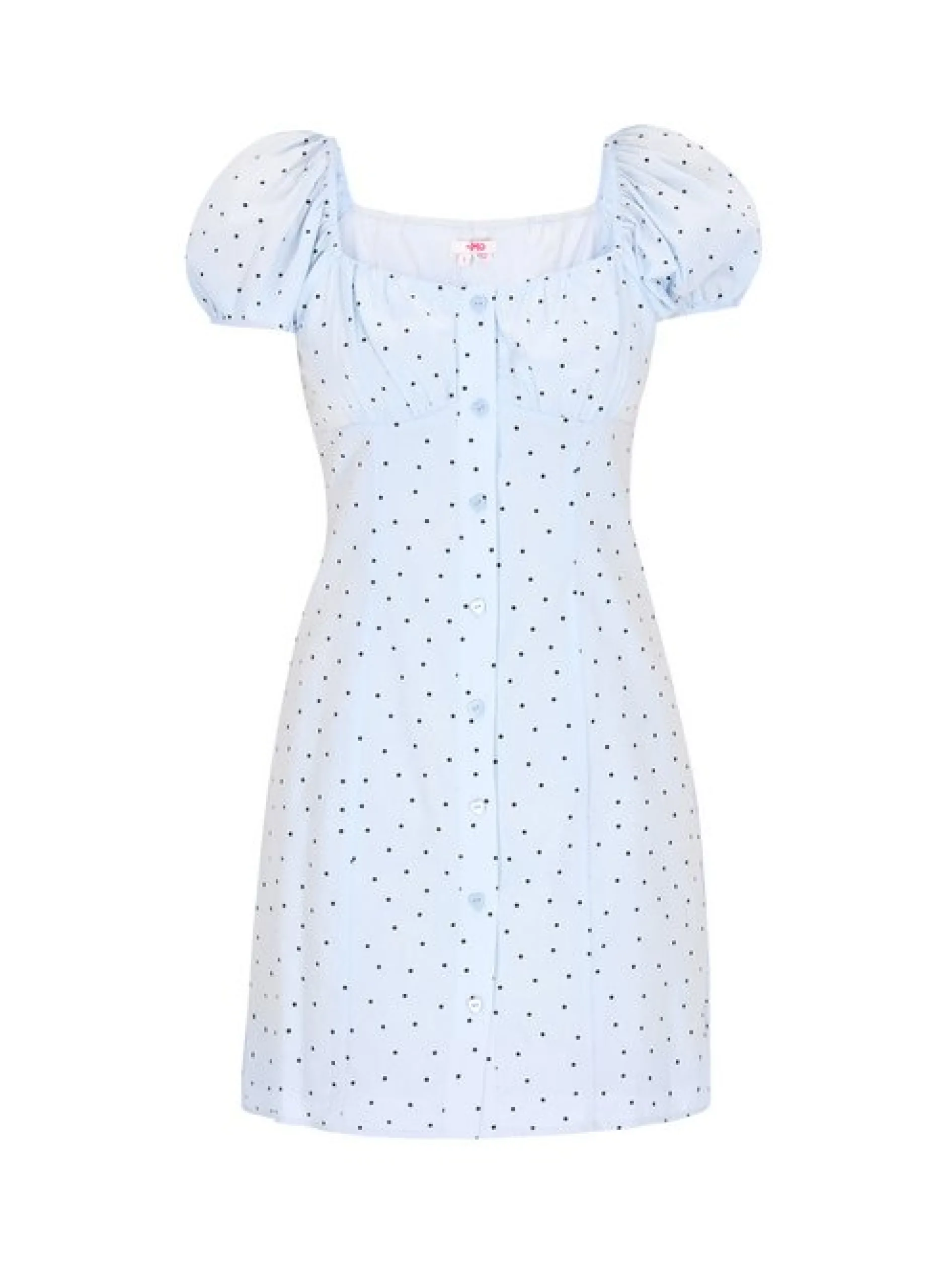 MyMo Damen Kleid in hellblau - Länge: mittel