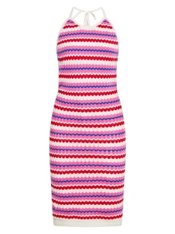 MyMo Damen Kleid in mehrfarbig - Länge: mittel