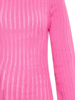 MyMo Damen Kleid in pink - Ausschnitt: Rundhals