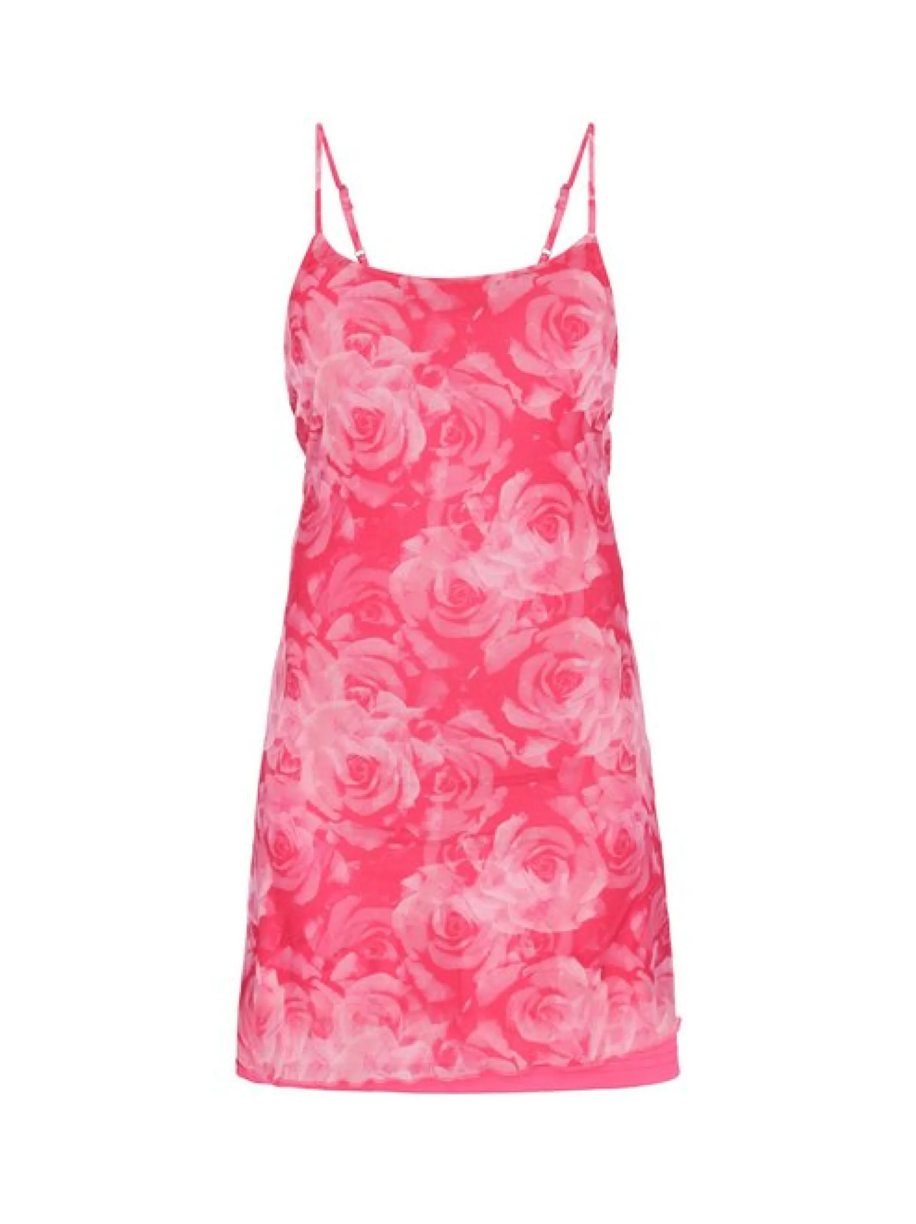 MyMo Damen Kleid in pink - Länge: mittel