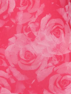 MyMo Damen Kleid in pink - Länge: mittel