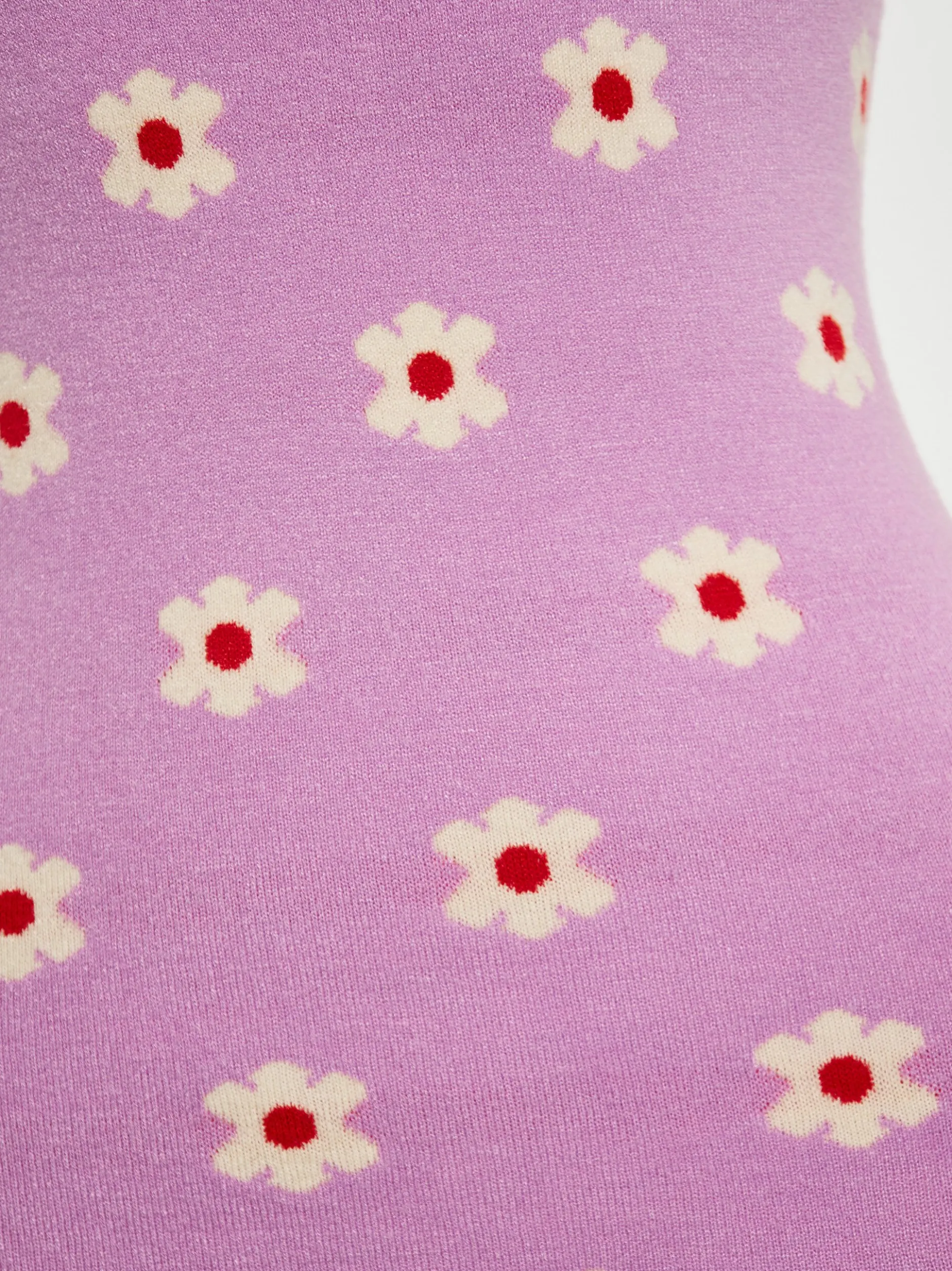 MyMo Damen Kleid in purple - Ausschnitt: Rundhals