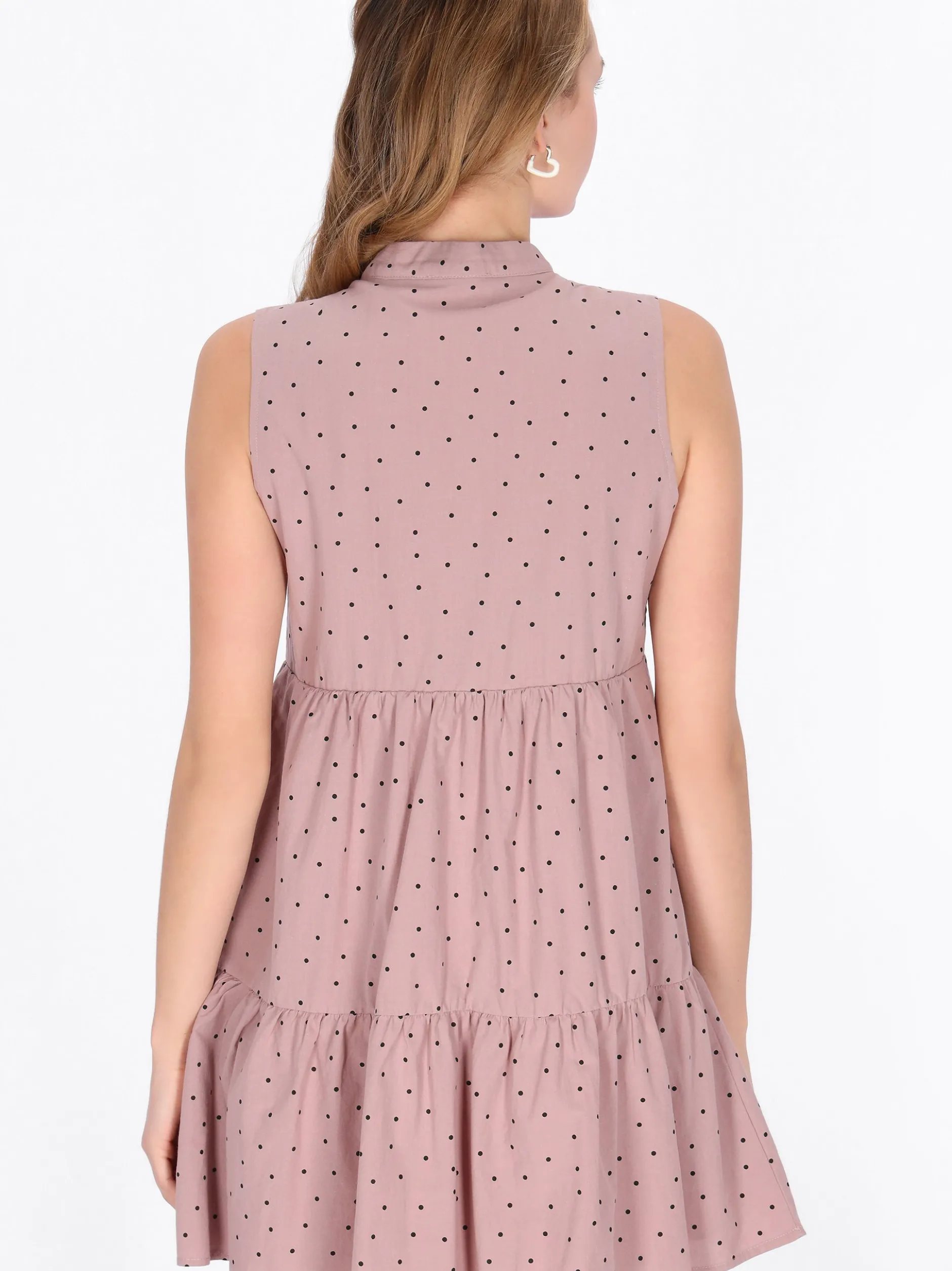 MyMo Damen Kleid in purple - Länge: mittel