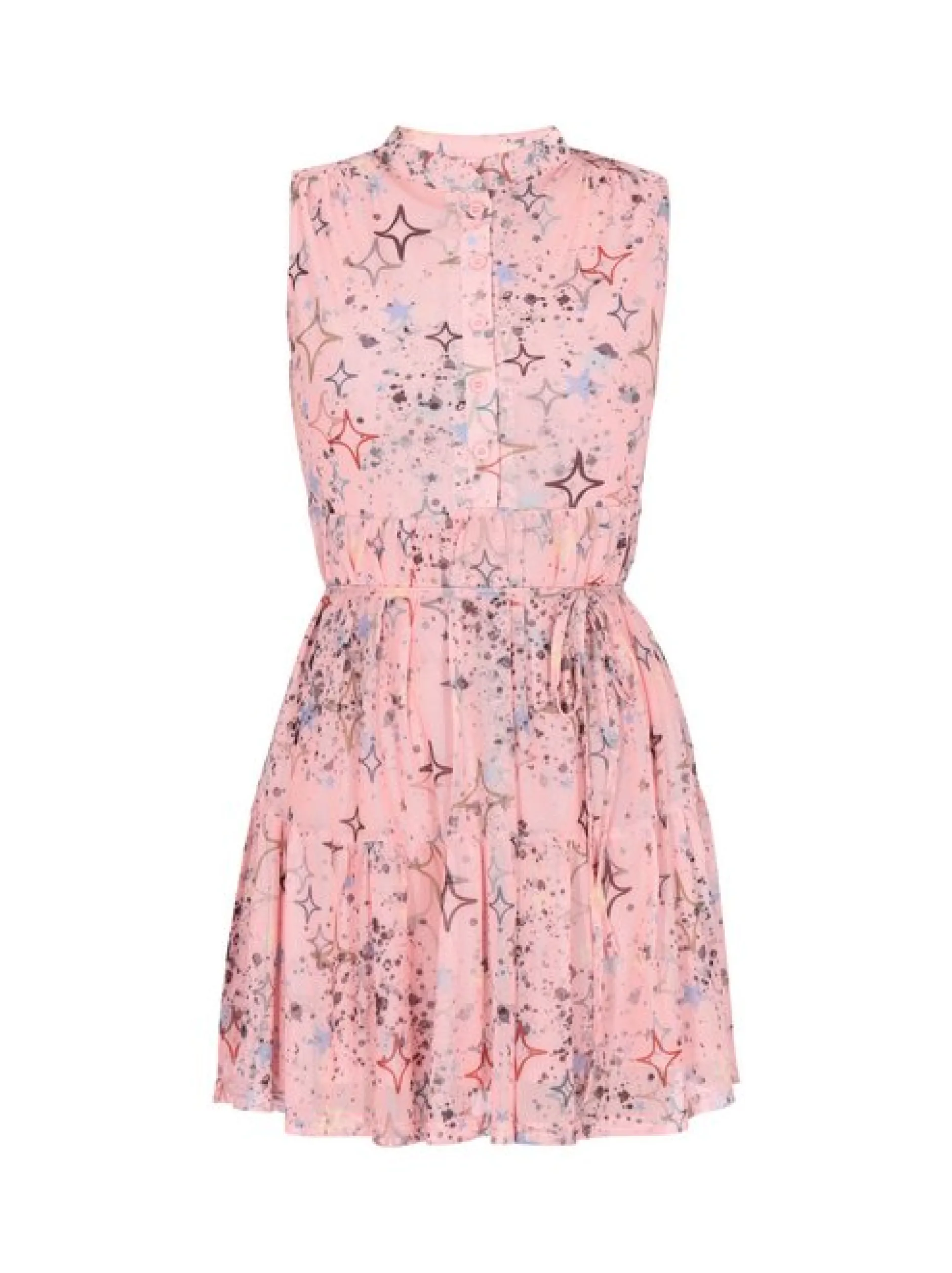 MyMo Damen Kleid in rosa - Länge: mittel