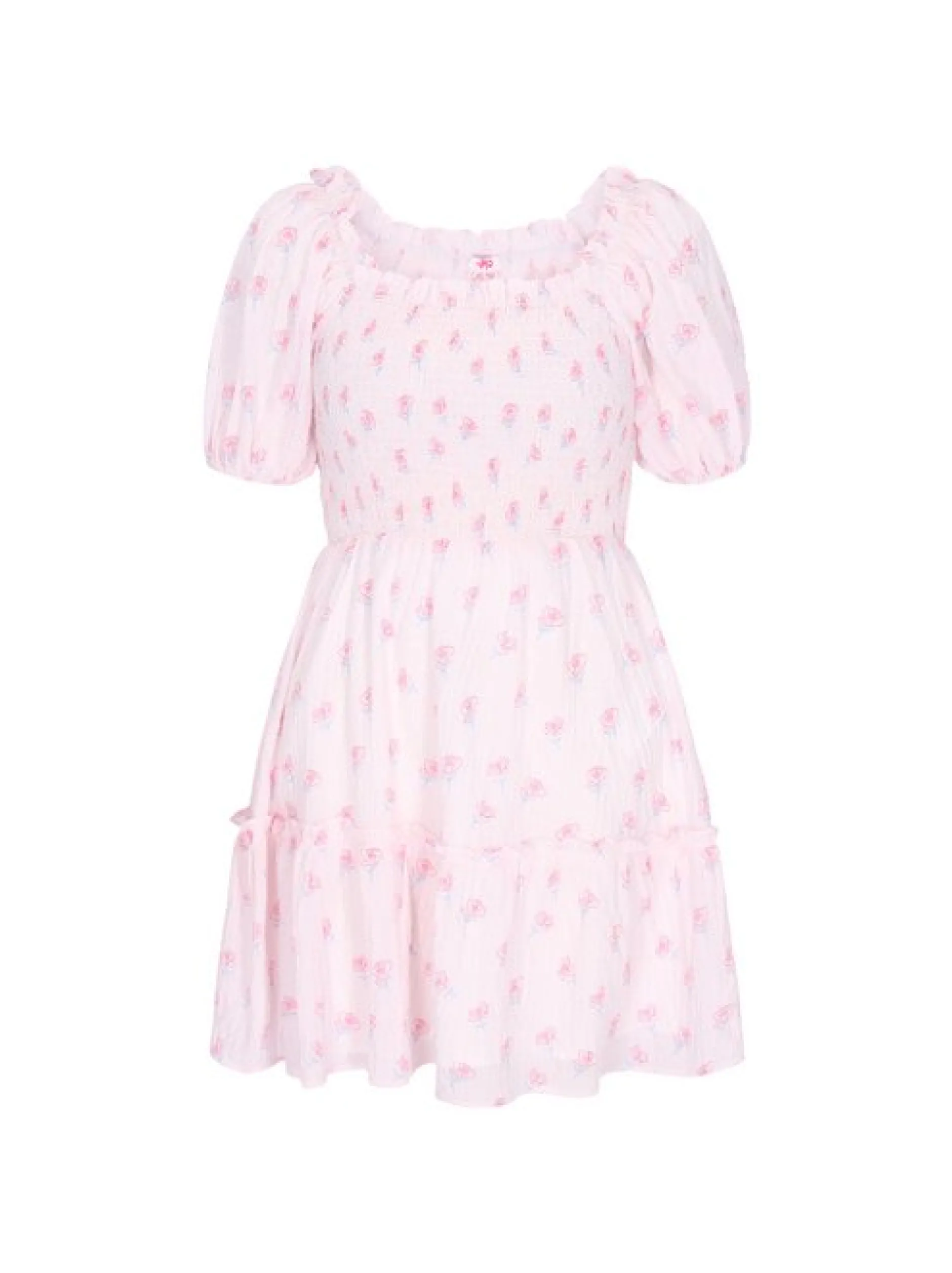 MyMo Damen Kleid in rosa - Länge: mittel