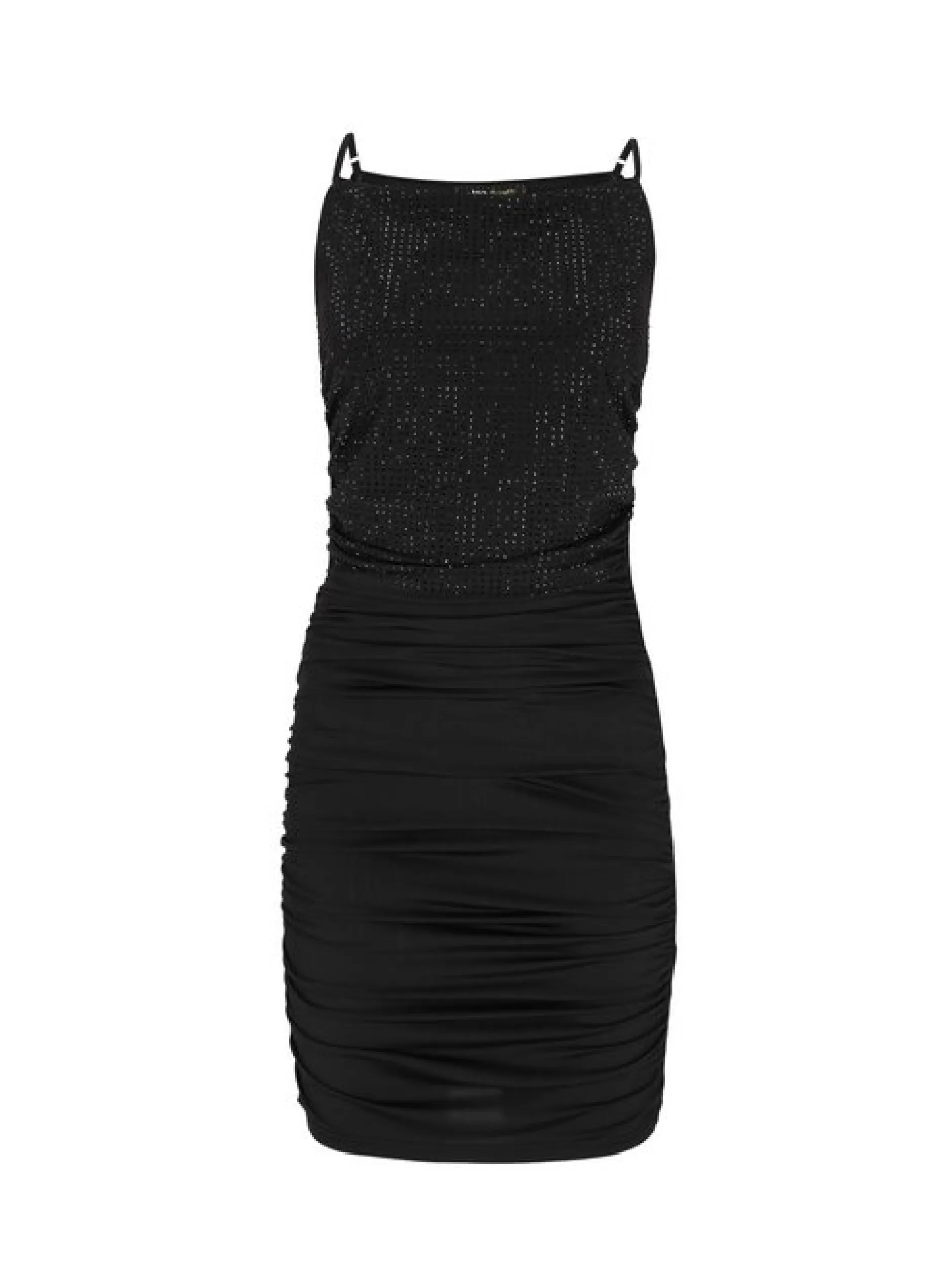 MyMo Damen Kleid in schwarz - Länge: mittel
