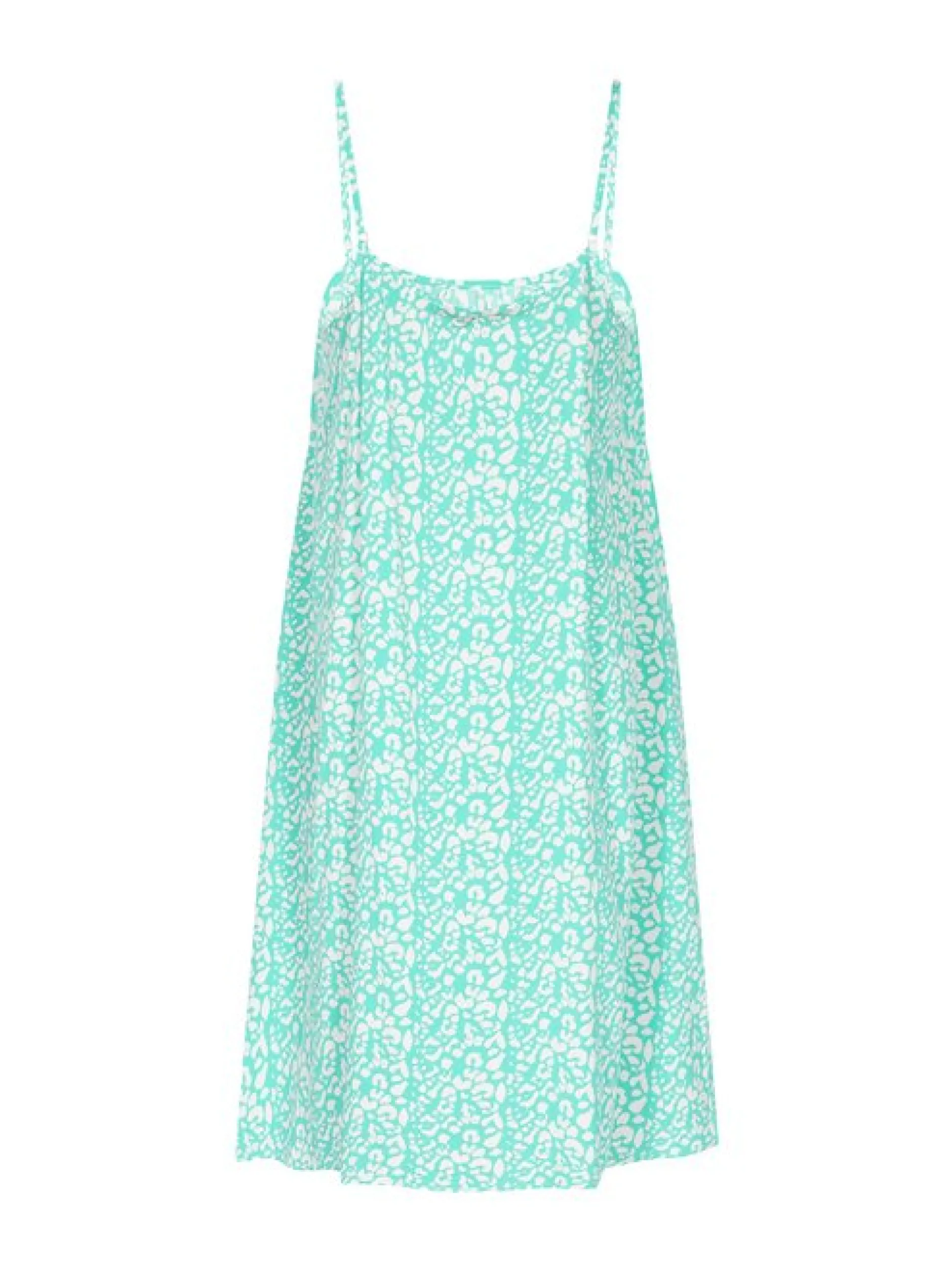 MyMo Damen Kleid in türkis - Länge: mittel