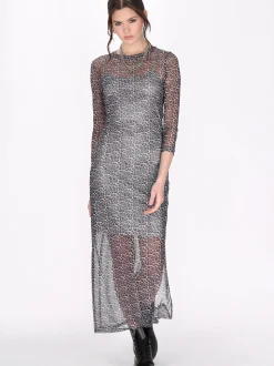 MyMo Damen Kleid in weiß - Ausschnitt: Rundhals