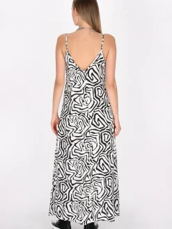 MyMo Damen Kleid in weiß - Länge: mittel