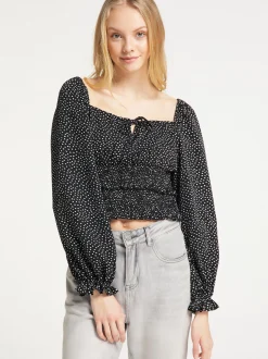 MyMo Damen Langarmshirt in mehrfarbig