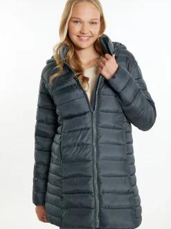 MyMo Damen leichte Steppjacke in anthrazit