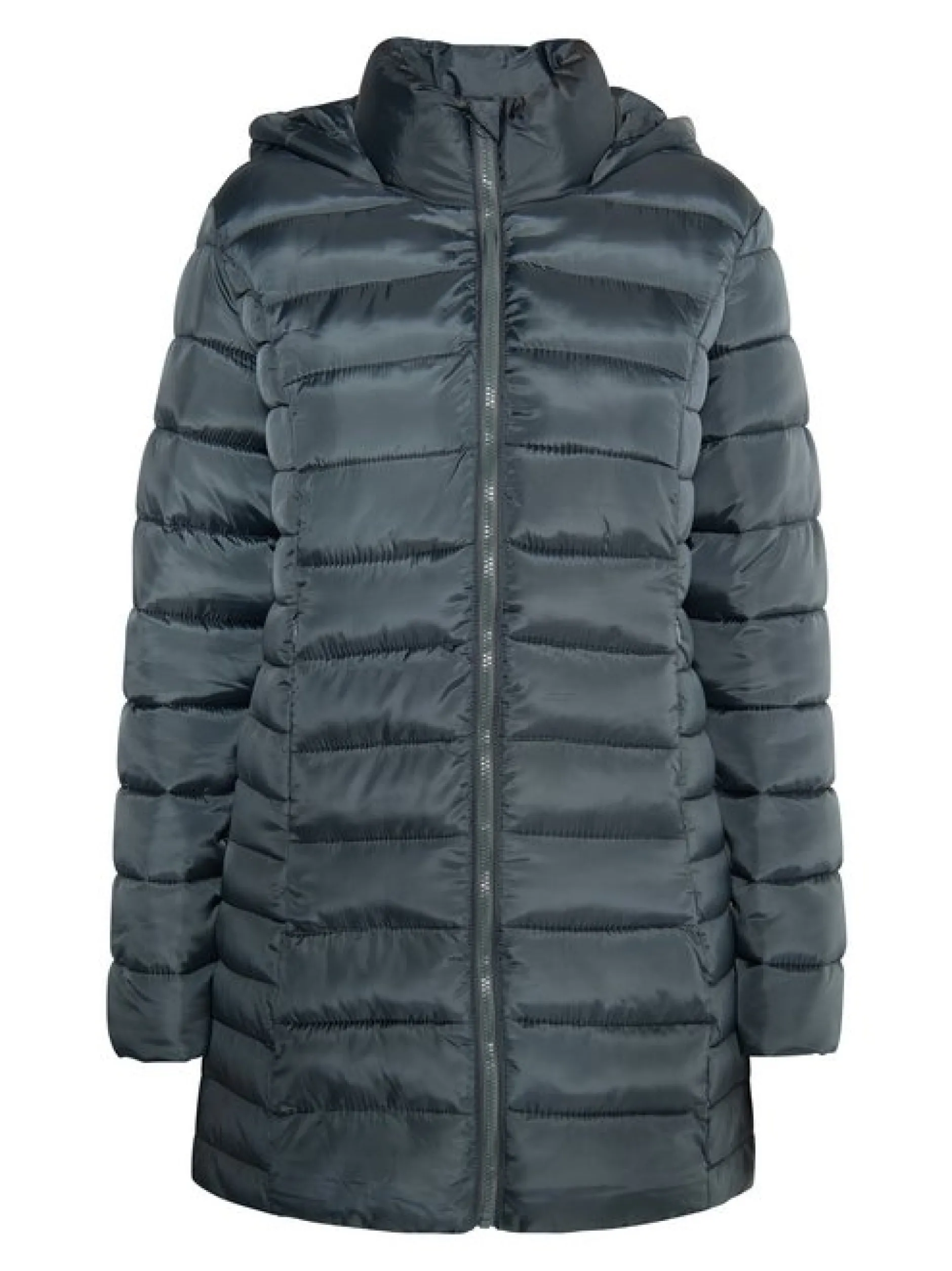MyMo Damen leichte Steppjacke in anthrazit