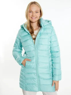 MyMo Damen leichte Steppjacke in mint