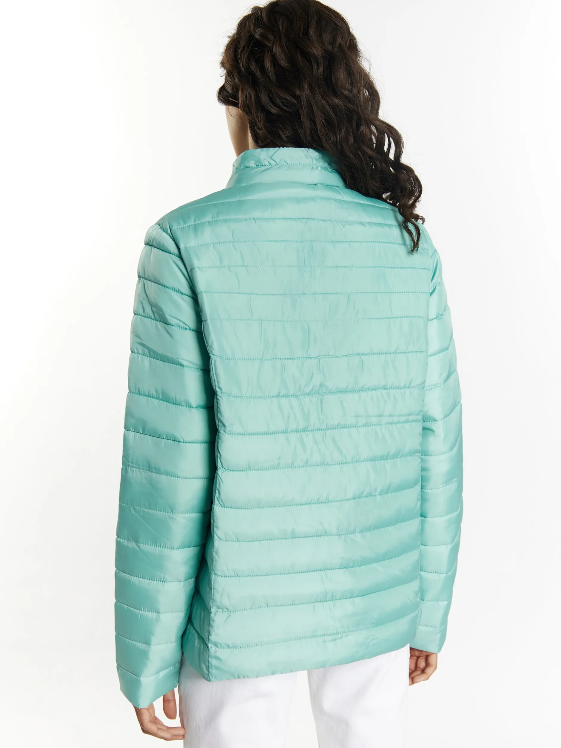 MyMo Damen Leicht wattierte Jacke in mint