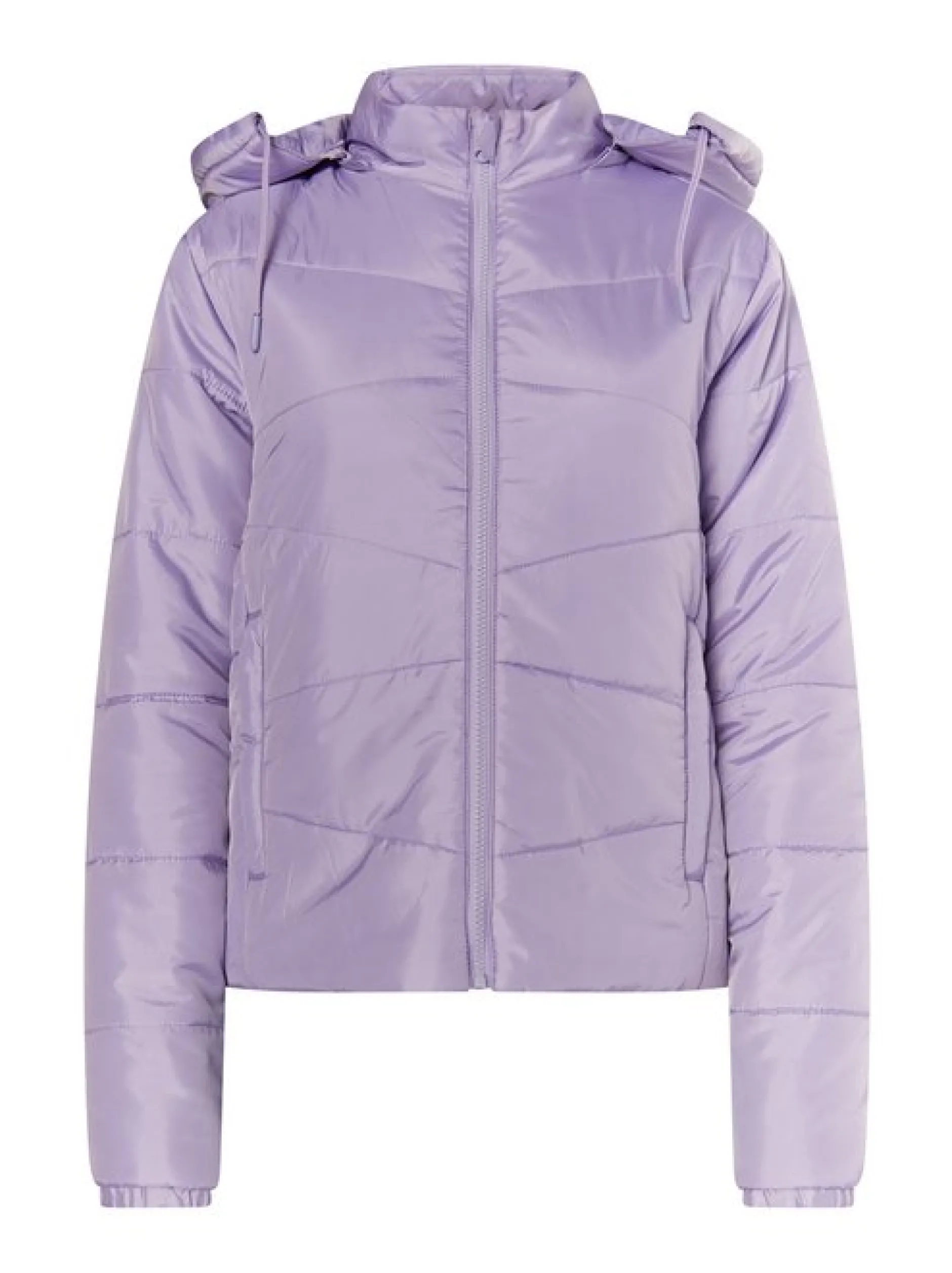 MyMo Damen Leicht wattierte Jacke in lila