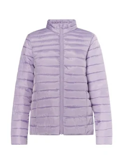 MyMo Damen Leicht wattierte Jacke in lila